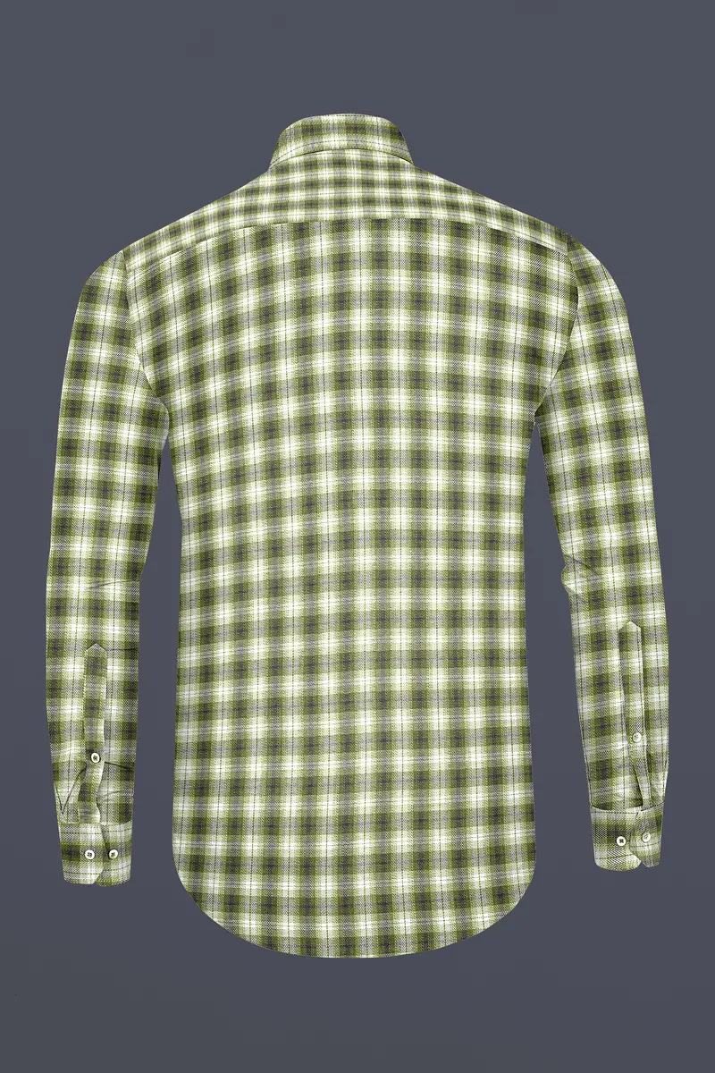 Wild Willow Green Plaid Royal Oxford Overshirt/Shacket 7
