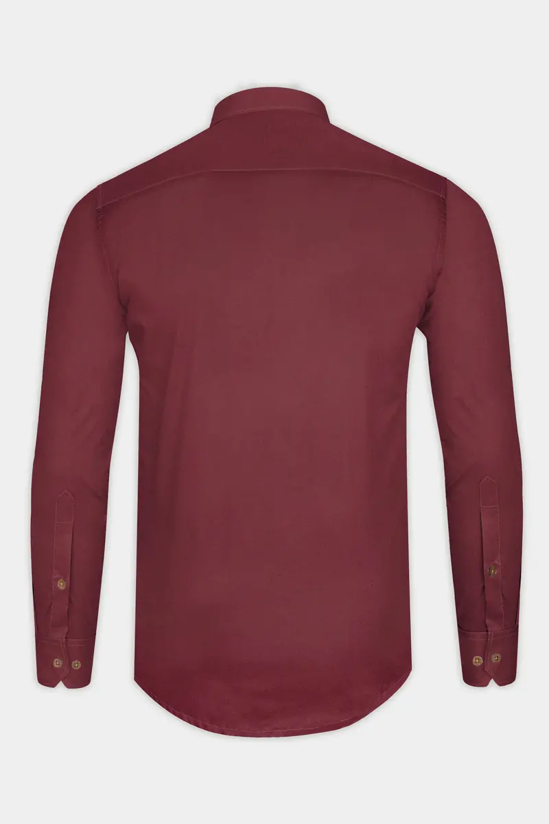 Wine Berry Brown Super Soft Premium Cotton Kurta Shirt 6