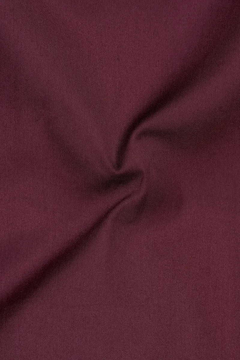 Wine Berry Premium Cotton Shirt 3