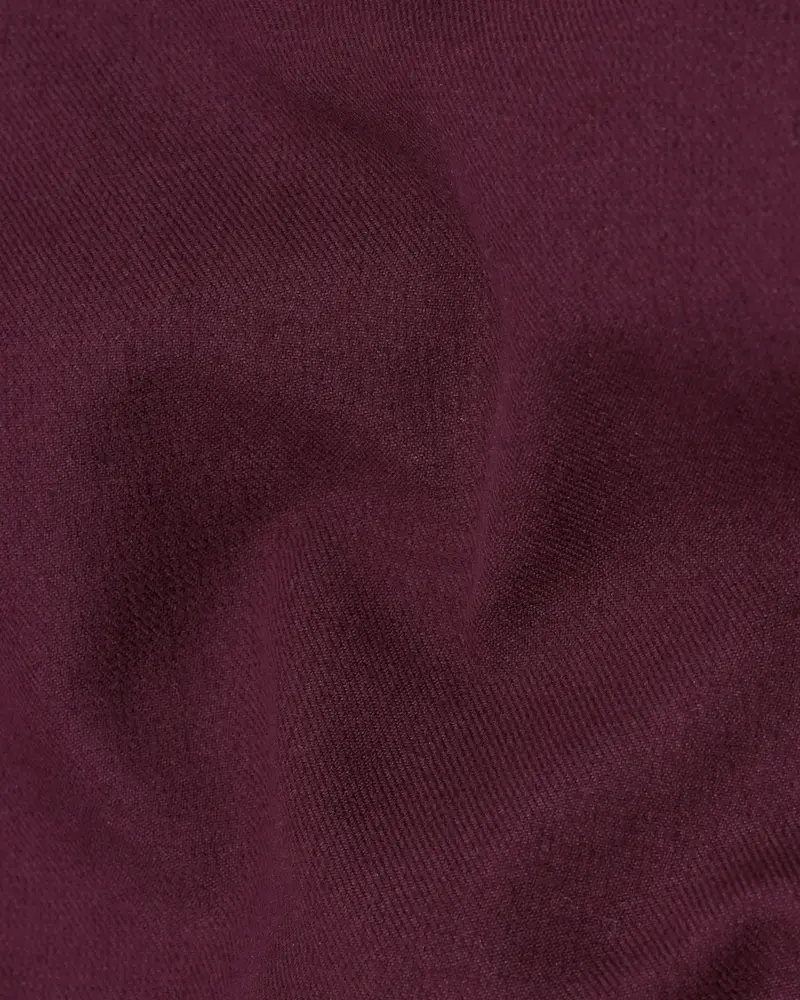 Wine Berry Wool Rich Pant 4