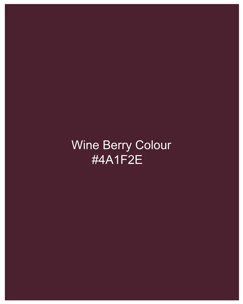 Wine Berry Wool Rich Pant 8