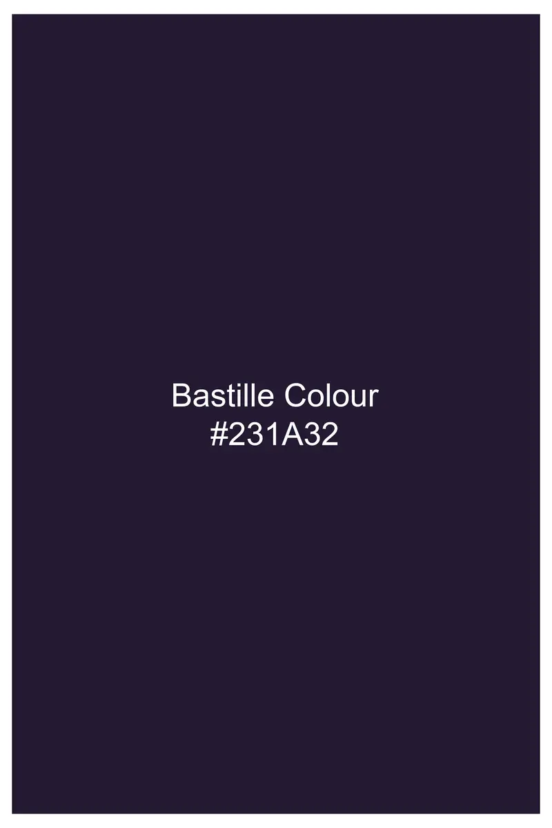 Wisteria-Bastille Purple Textured Super Soft Poplin Premium Cotton Boxer 7