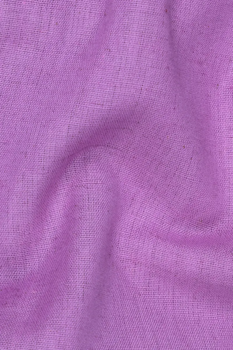 Wisteria Purple Luxurious Linen Lounge Pant 3