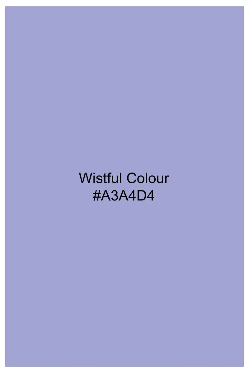 Wistful Blue Solid Premium Cotton Black Cuff Collar Shirt 16