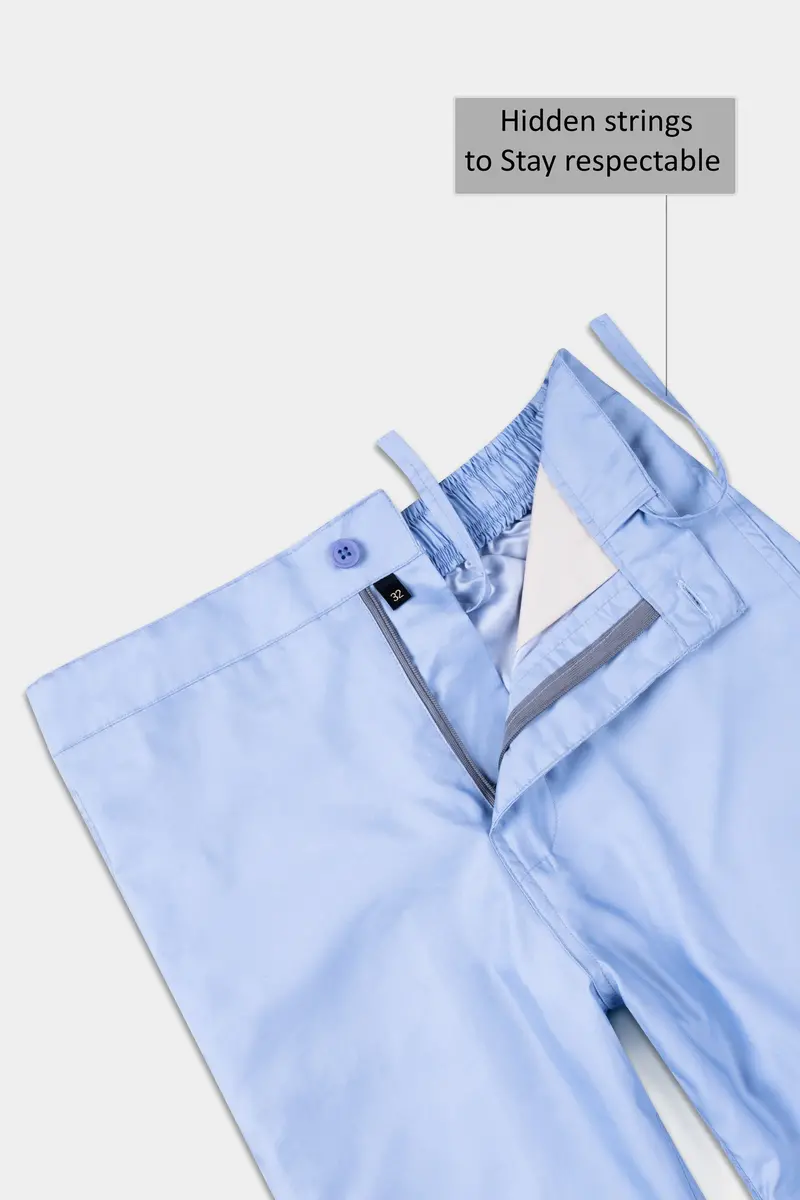 Wistful Blue Subtle Sheen Super Soft Premium Cotton Short 4