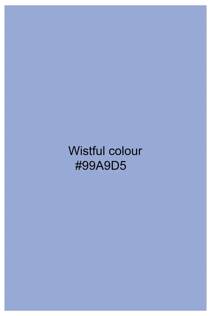 Wistful Blue Subtle Sheen Super Soft Premium Cotton Short 7