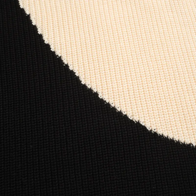 Women's Black Collage Art Vintage Knitwear 5