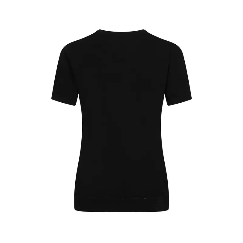 Women's Black Embroidered V-Neck Knitwear 4