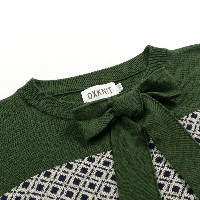 Women's Classic Street Retro Design Jacquard Knitwear 4