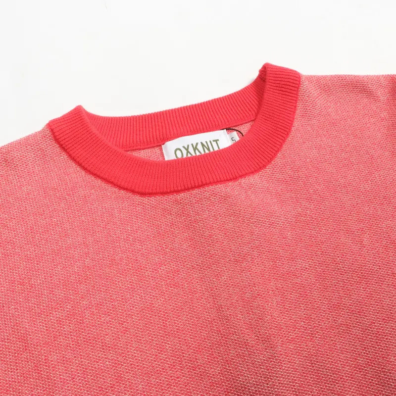 Women's Red Vintage College Knitwear 4
