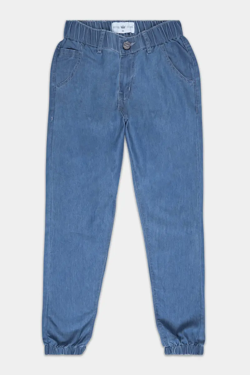 Women's Twilight Blue Rinse Wash Light Weight Denim 2