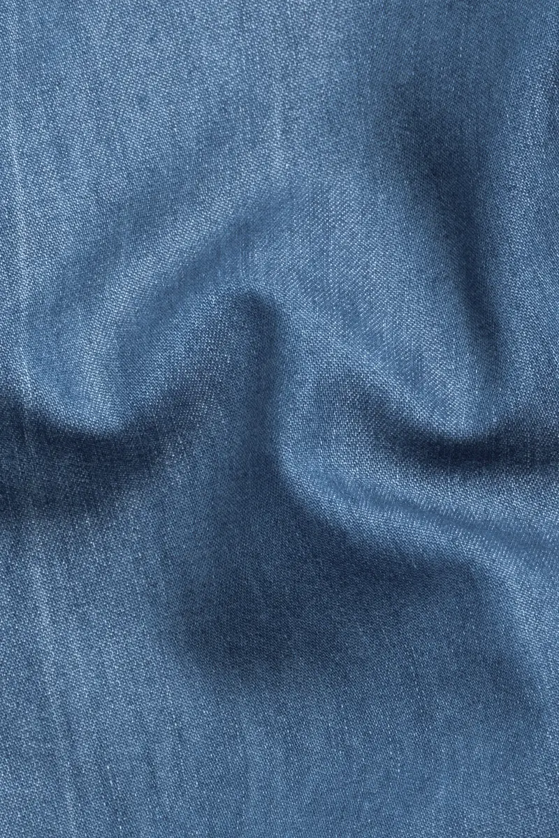 Women's Twilight Blue Rinse Wash Light Weight Denim 3