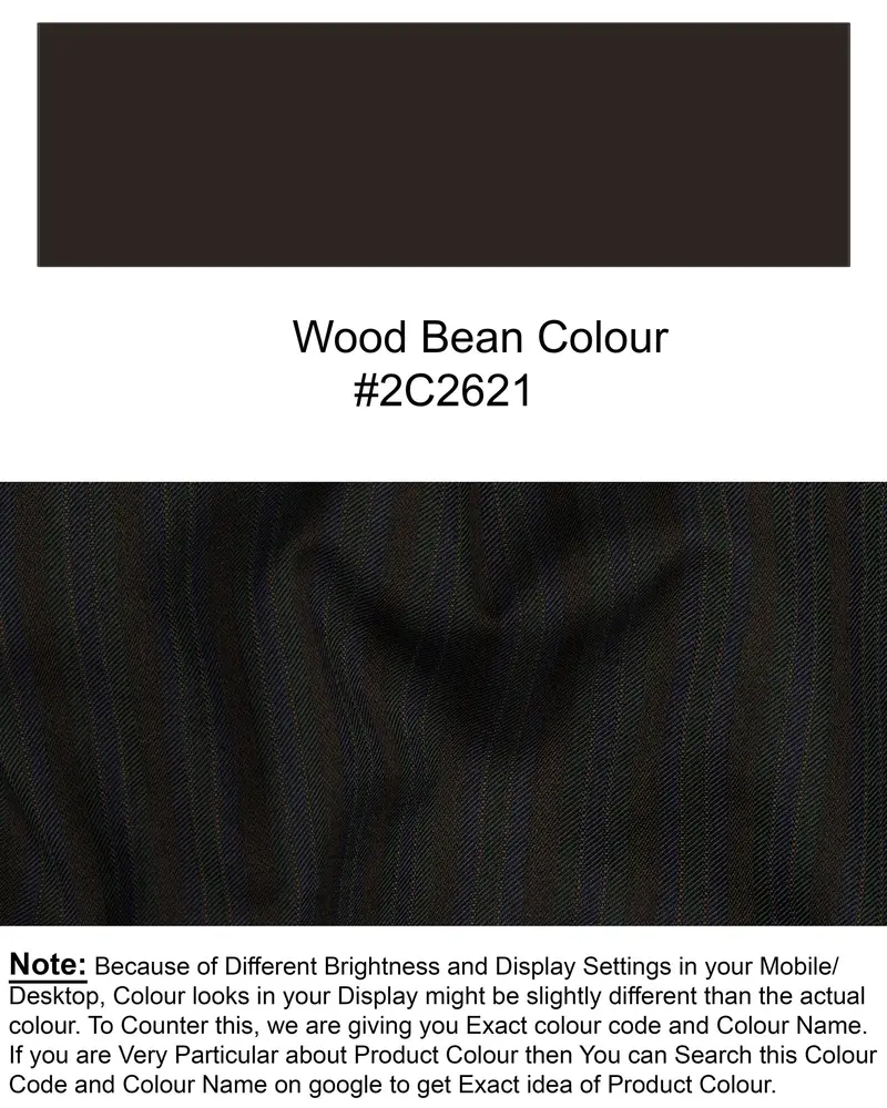 Wood Bean Striped Wool Rich Waistcoat 7