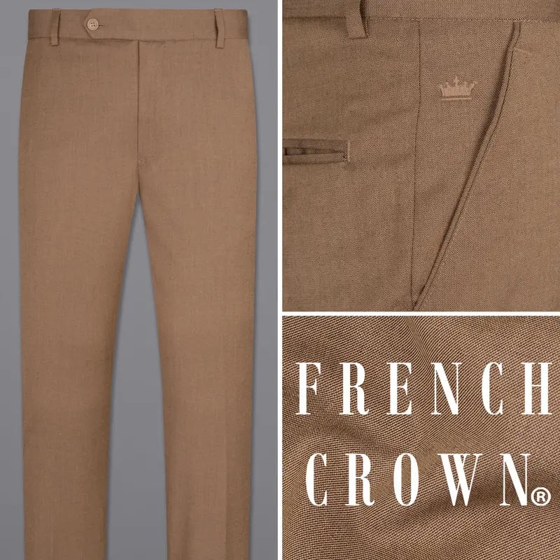 Wood Brown Formal Pant 1