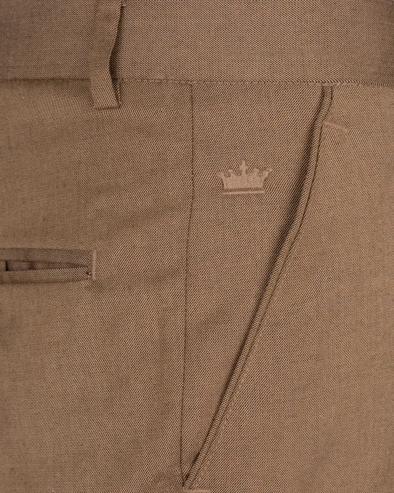 Wood Brown Formal Pant 5