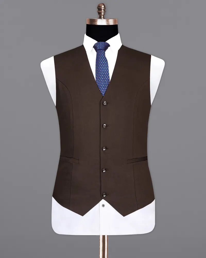 Woody Brown Waistcoat 2