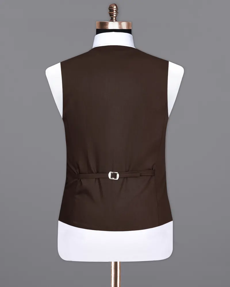 Woody Brown Waistcoat 6