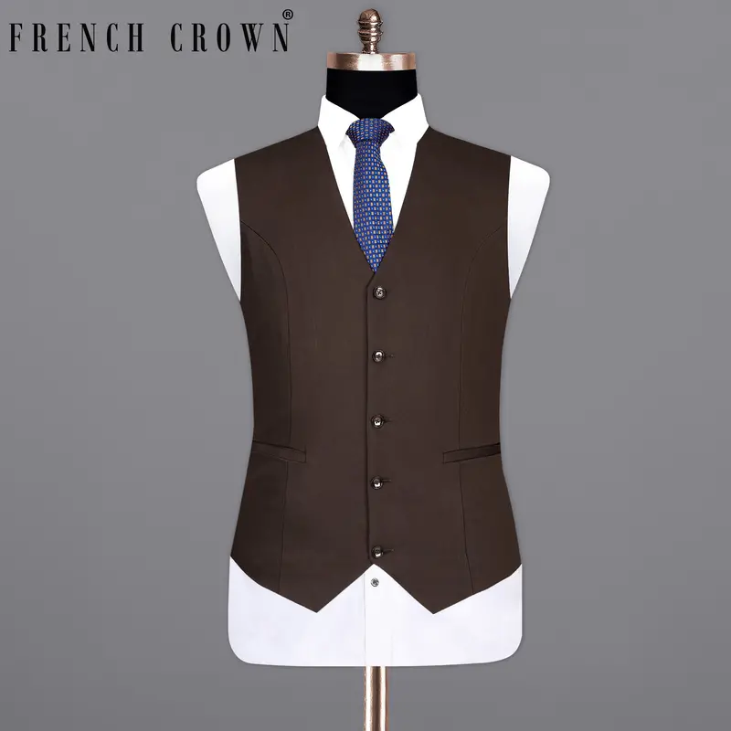 Woody Brown Waistcoat 7