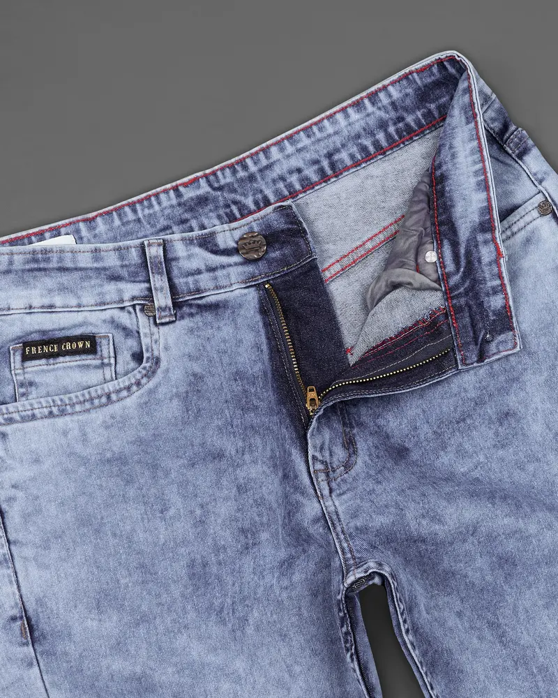 Yonder Blue Washed Stretchable Denim 5