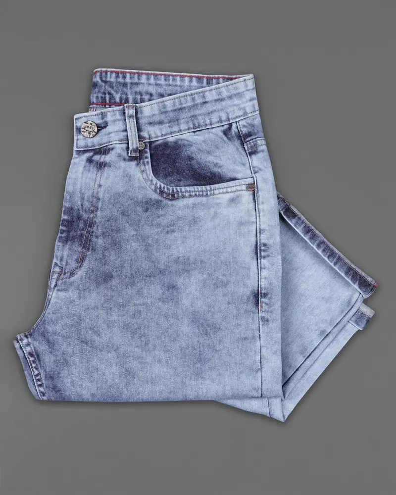 Yonder Blue Washed Stretchable Denim 6