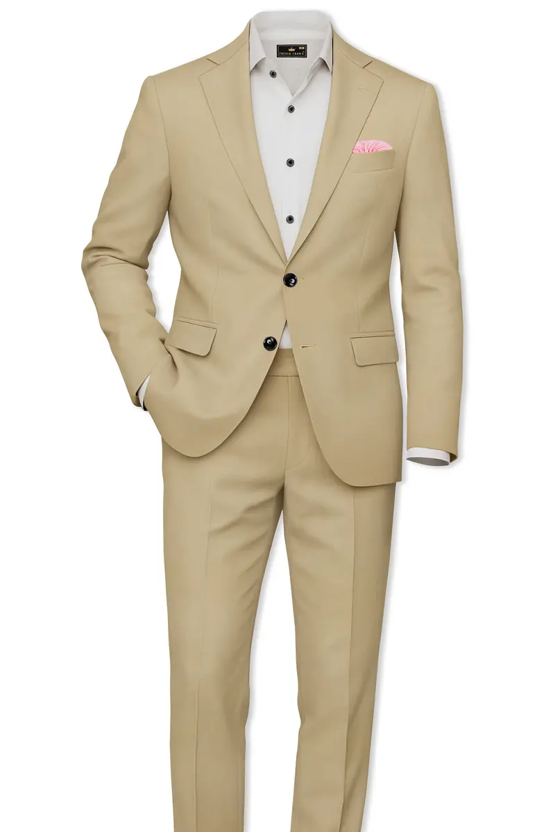 Yuma Cream Wool Rich Single Breasted Blazer 9