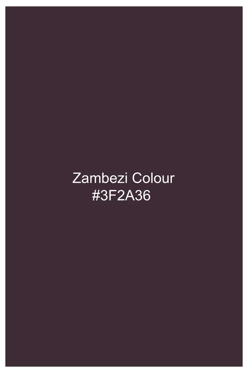 Zambezi Purple Solid Cotton Stretchable Waistband Pant 8