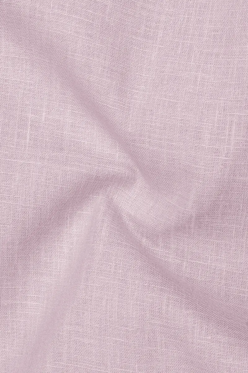 Zenith-Maverick Pink Luxurious Linen Dress Shirt 3