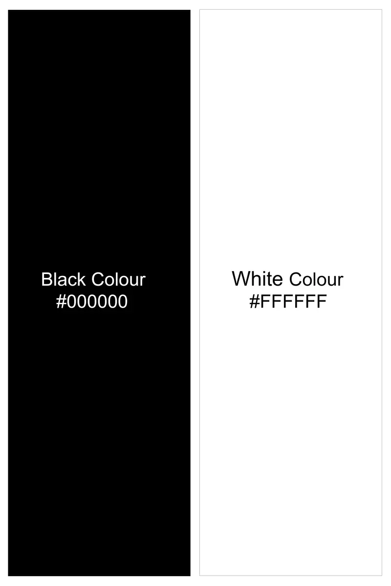 Zenshade-Jade Black And Bright White Printed Subtle Sheen Super Soft Premium Cotton Casual Shirt 7