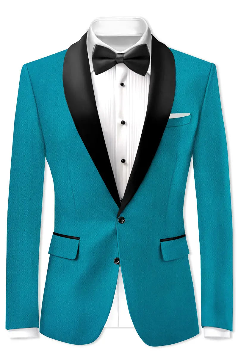 Zephirsurfie Green Wool Rich Tuxedo Slight Stretch Blazer 2