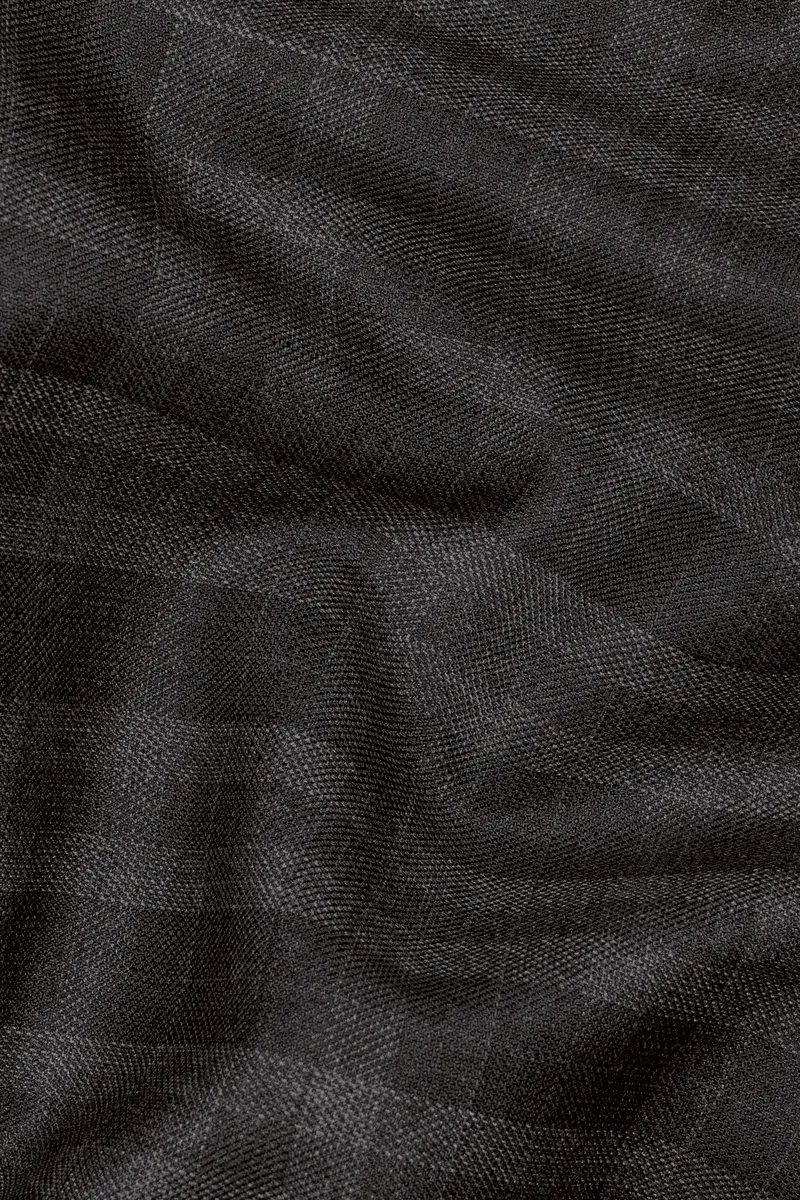 Zeus Brown With Emperor Plaid Wool Blend Double Breasted Suit 3