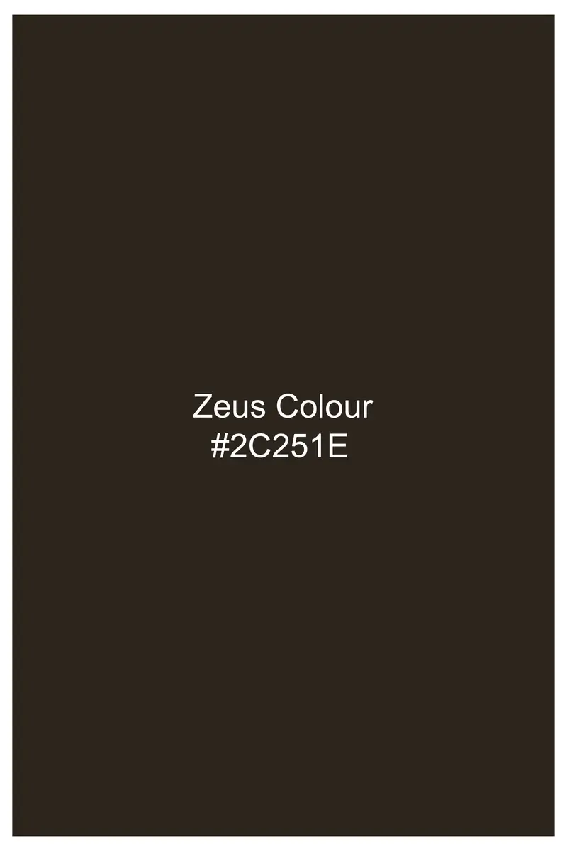 Zeus Brown Wool Rich Waistcoat 6