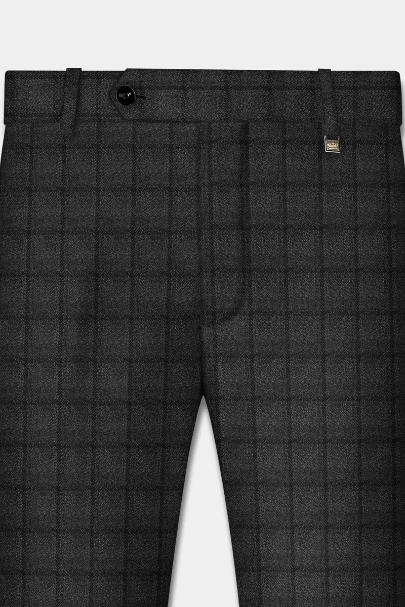 Zeus Gray Plaid Tweed Suit 10