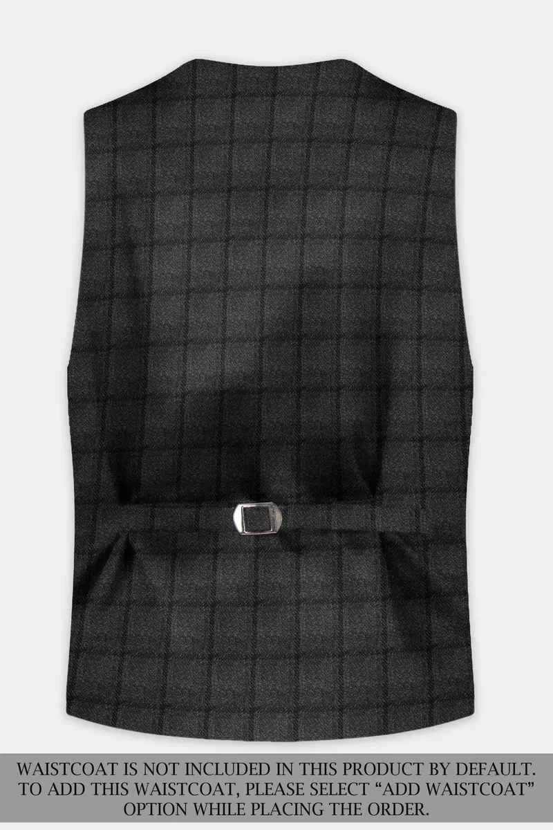 Zeus Gray Plaid Tweed Suit 15