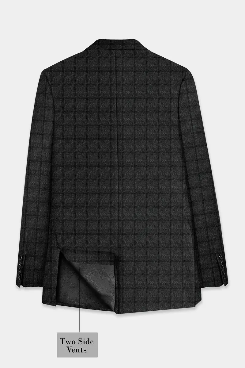 Zeus Gray Plaid Tweed Suit 7