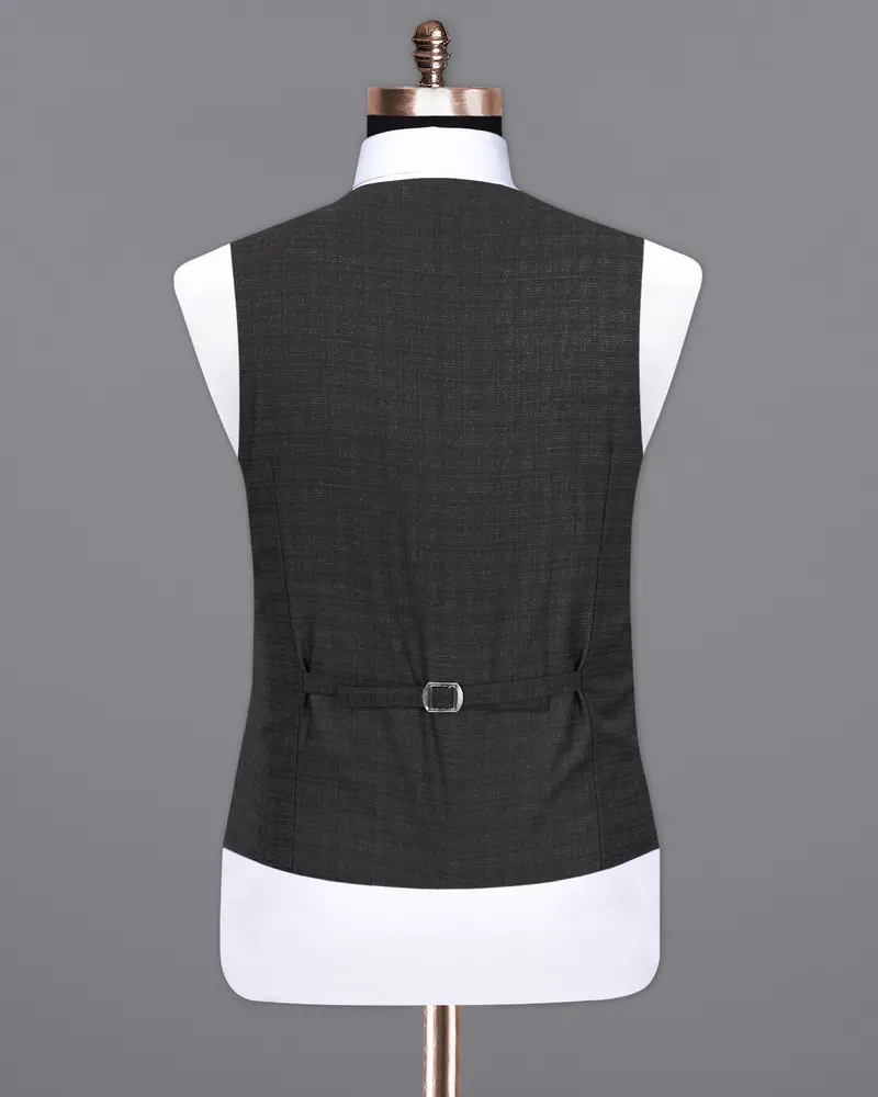 Zeus Gray Plaid Waistcoat 6