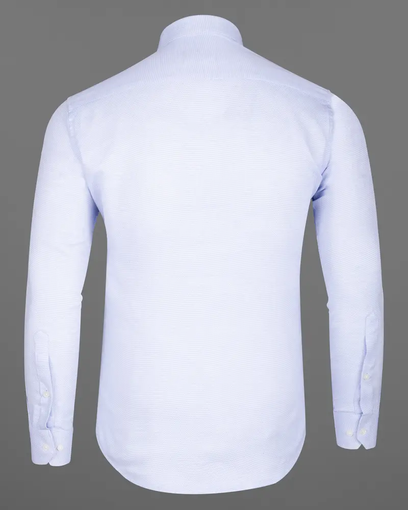 Zircon Dobby Textured Premium Giza Cotton Shirt 7