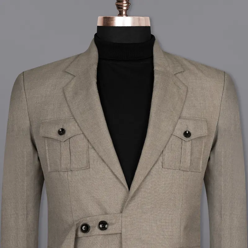 Zorba Grey Woolrich Patch Pocket Sports Blazer 1