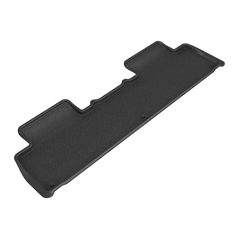 3D Maxpider 22-23 Rivian R1S Kagu 2Nd Row Floormats - Black 1