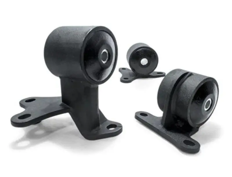 90–93 Honda Accord F-Series Manual Transmission Mount Kit – Black Steel Brackets & 85A Bushings 1