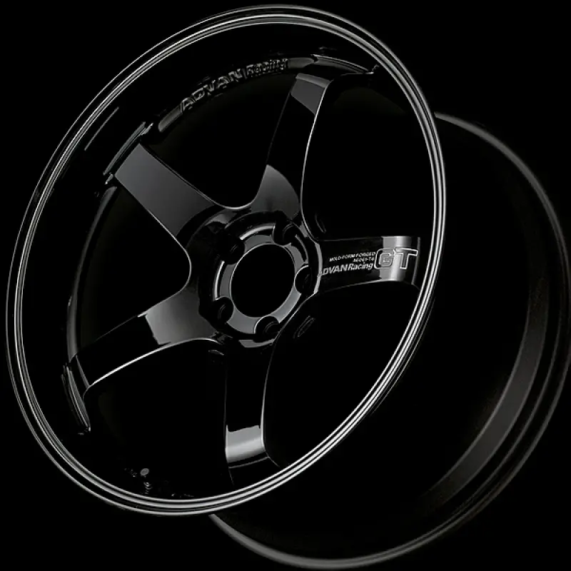 Advan Gt Premium Racing Wheel – 19X10.5", +25Mm Offset, 5X114.3 Bolt Pattern, 73Mm Center Bore, Gloss Black Finish 1