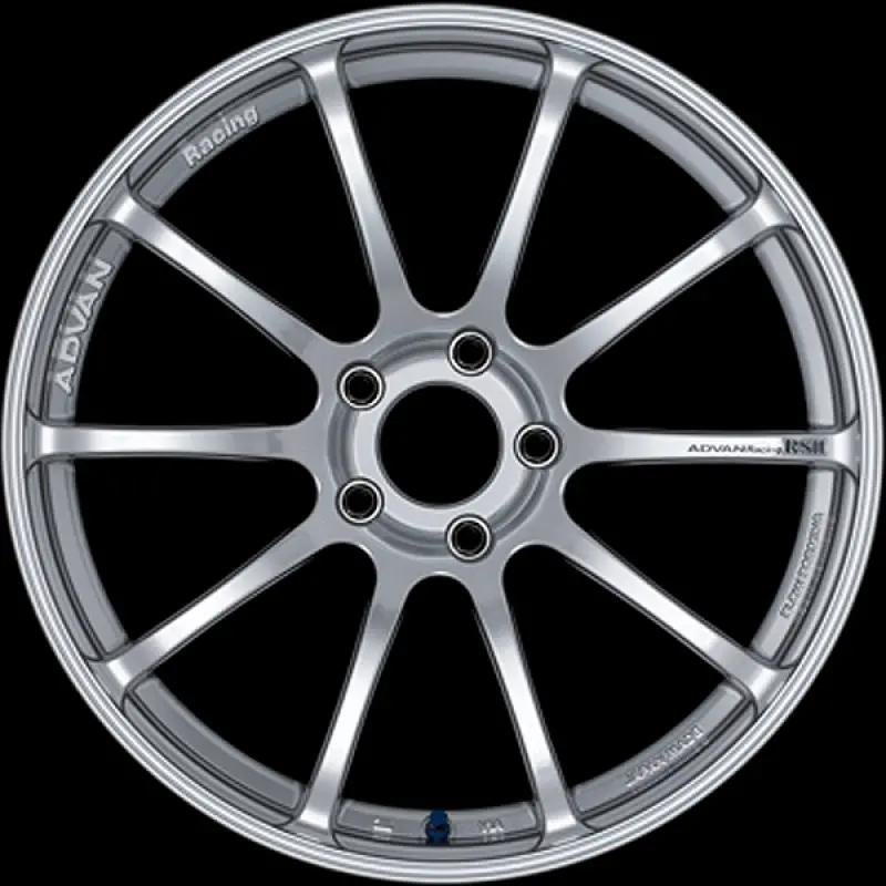 Advan Rsii Alloy Wheel – 20X9", +55 Offset, 5X130 Pcd, 71.6Mm Hub Bore, Hyper Silver Finish 1