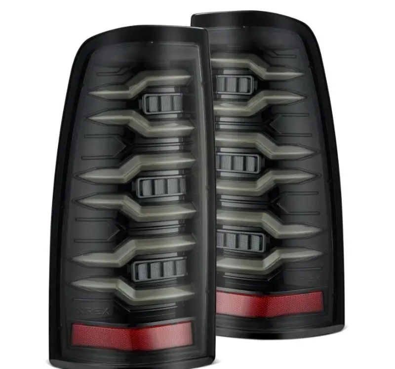 Alpharex Luxx-Series Led Tail Lights – Alpha-Black Finish For 1999–2006 Chevrolet Silverado & Gmc Sierra 1