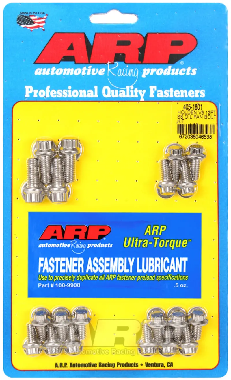 Arp 12-Point Oil Pan Bolt Kit For Holden V8 Ss Engines 1