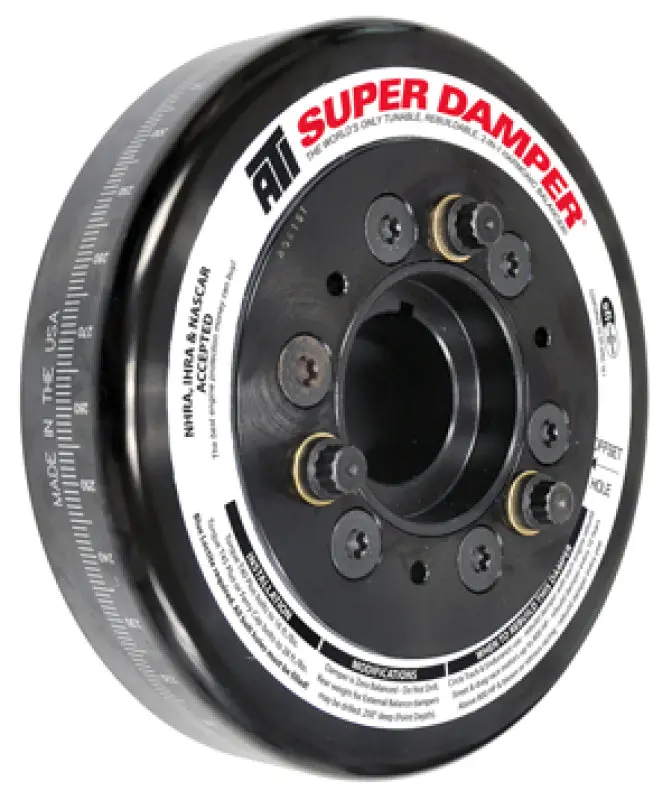 Ati Lightweight Aluminum Harmonic Damper – 7.074" Diameter – Compatible With Chevy Small-Block & Big-Block Engines 1
