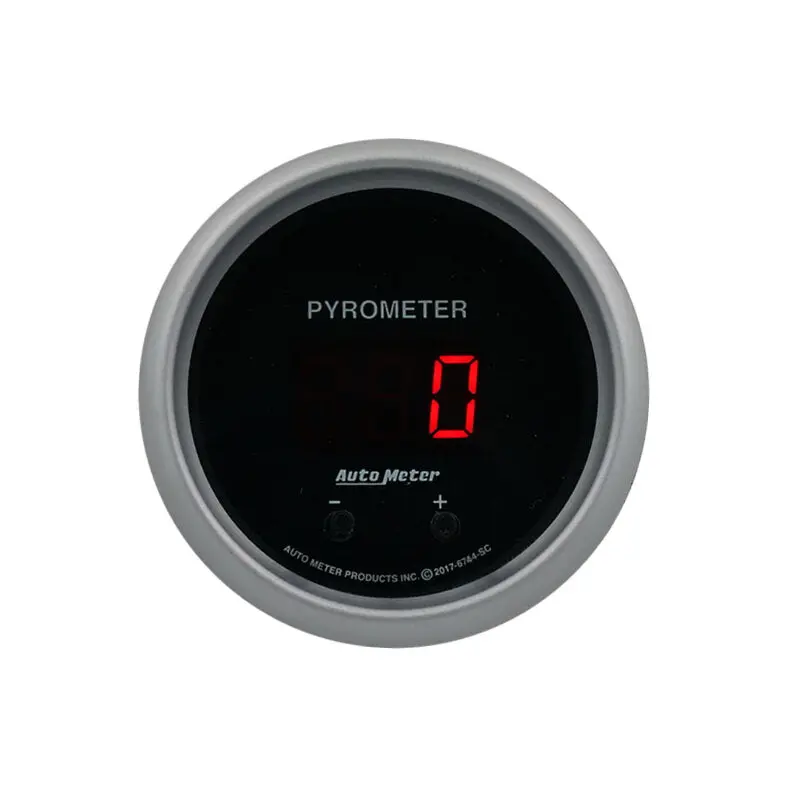 Autometer 52.4Mm Black Two Channel 0-2000 Degree Pyrometer (Egt) Sport-Comp Elite Digital Gauge 1
