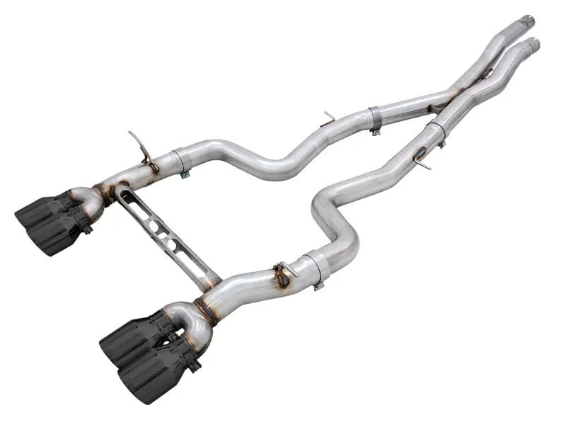 Awe Tuning Track Edition Cat-Back Exhaust For Bmw F80/F82 M3/M4 With Diamond Black Tips 1