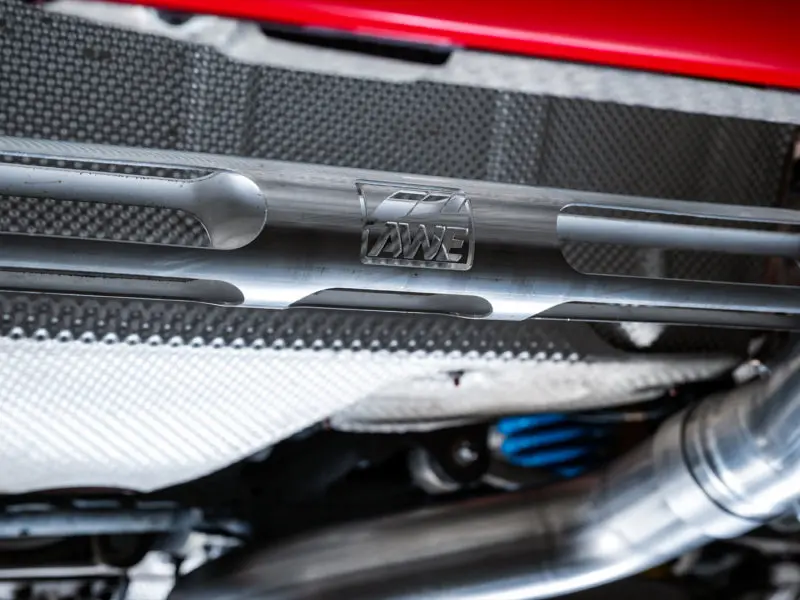 Awe Tuning Track Edition Cat-Back Exhaust For Bmw F80/F82 M3/M4 With Diamond Black Tips 2