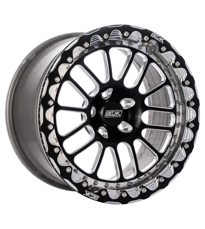 Belak Series 2 Beadlock Wheel – 18X9, 5X114.3, 5.75" Backspace, High-Pad Design, Satin Black 1