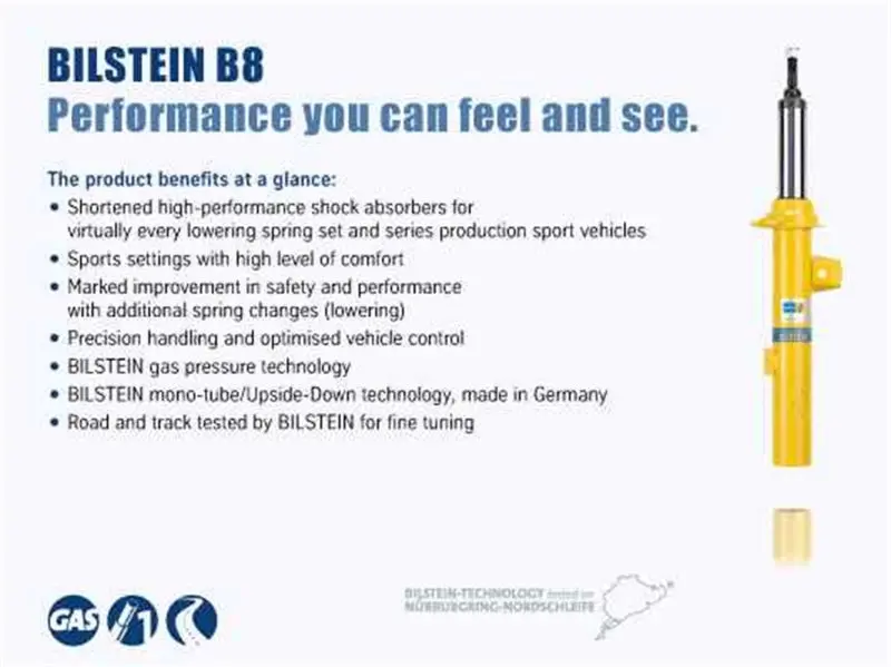 Bilstein B8 Front Right Strut Assembly For 2012 Bmw Z4 Sdrive35I 1