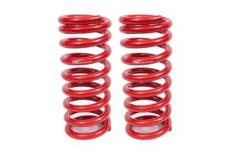 Bmr 3-Inch Drop Front Lowering Springs For 1967–1969 Chevrolet Camaro & Pontiac Firebird Small Block Engines – Red Coated 1
